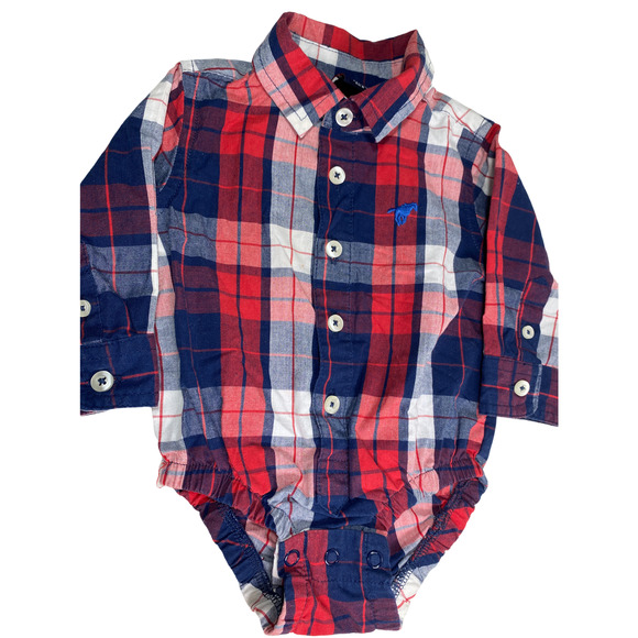 Three Boys Bundle 0-9 Month Baby Gap, First Impressions, & Wrangler Shirt - Picture 5 of 10